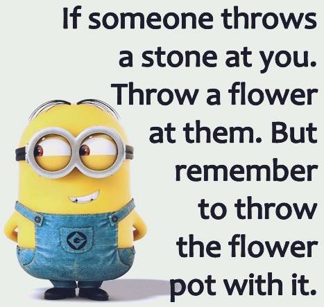 Throw a flower