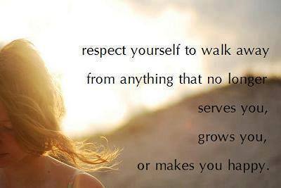 Respect yourself...